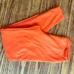 Lularoe One Size orange leggings